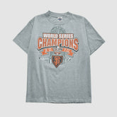 San Francisco Giants Delta 2010 T-shirt - Heather Gray - Vintage T-shirts