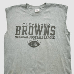 Cleveland Browns NFL 2000s Tank - Heather Gray Tanks