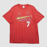 St. Louis Cardinals Majestic 2000s T-shirt - Red - Vintage T-shirts
