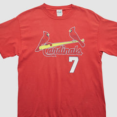 St. Louis Cardinals Majestic 2000s T-shirt - Red - Vintage T-shirts