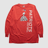 New England Patriots NFL 2012 Long Sleeve T-shirt - Red T-shirts