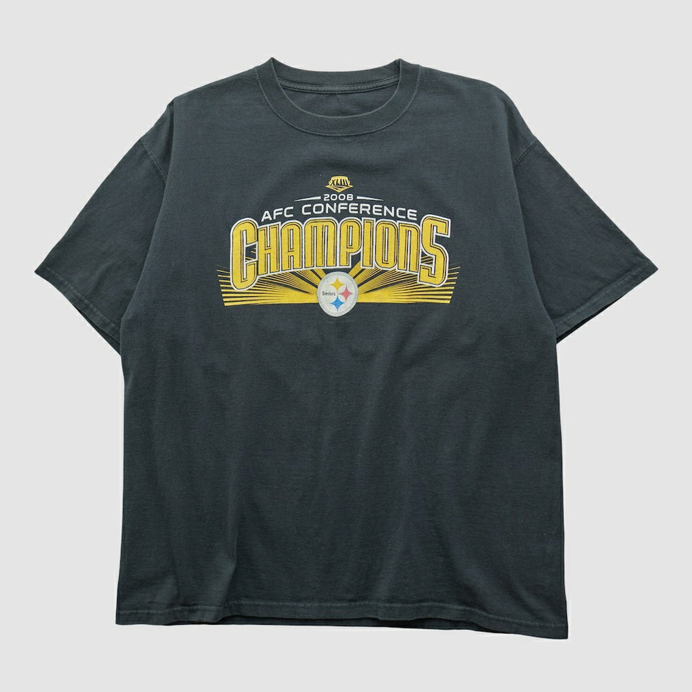 Pittsburgh Steelers 2008 T-shirt - Black T-shirts