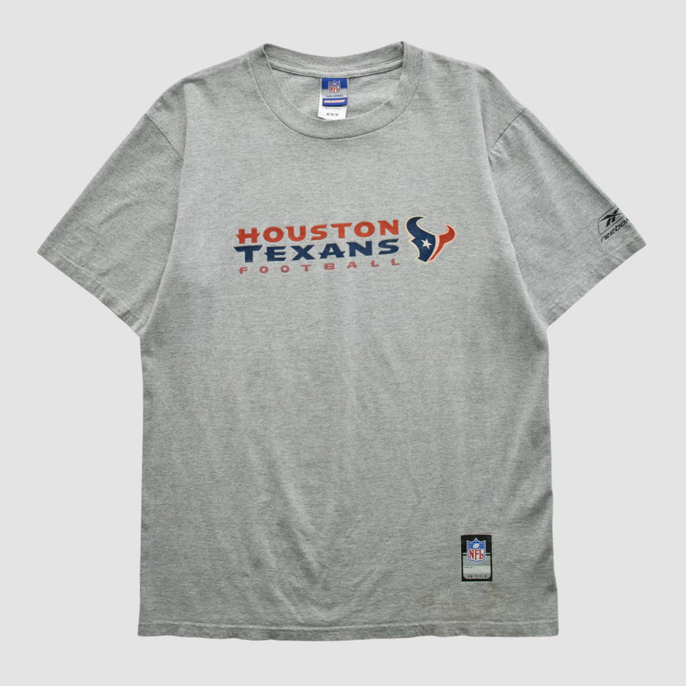 Houston Texans Reebok 2000s T-shirt - Heather Gray T-shirts