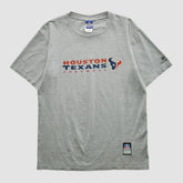Houston Texans Reebok 2000s T-shirt - Heather Gray T-shirts