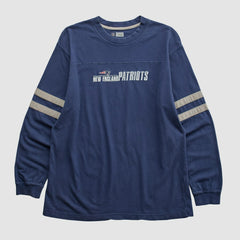 New England Patriots NFL 2000s Long Sleeve T-shirt - Navy T-shirts