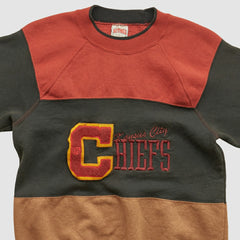 Kansas City Chiefs Nutmeg Mills 90s Pullover Sweatshirt - Clay Pullover