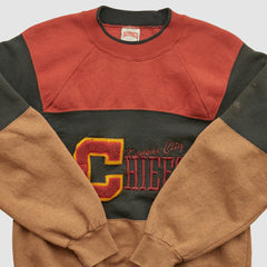 Kansas City Chiefs Nutmeg Mills 90s Pullover Sweatshirt - Clay Pullover