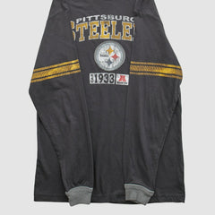 Pittsburgh Steelers NFL 2010s Long Sleeve T-shirt - Black T-shirts