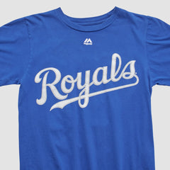 Kansas City Royals Majestic T-shirt - Blue - Yth XVintage T-shirts