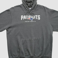 New England Patriots Majestic 2010s Hooded Pullover Sweatshirt - Charcoal Pullover