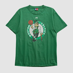 Boston Celtics Majestic 2000s T-shirt Green Vintage - Vintage