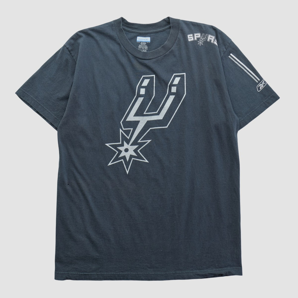 San Antonio Spurs Reebok 2000s T-shirt Black Vintage - Vintage outlet