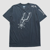 San Antonio Spurs Reebok 2000s T-shirt Black Vintage - Vintage outlet