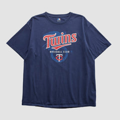 Minnesota Twins Genuine Merchandise 2000s T-shirt - Navy - XVintage T-shirts