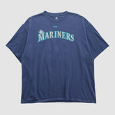 Seattle Mariners Majestic 2000s T-shirt - Navy - 2XVintage T-shirts