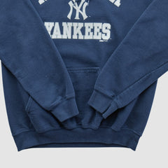 New York Yankees Stitches 2010s Hooded Pullover Sweatshirt - Navy - XVintage Pullover