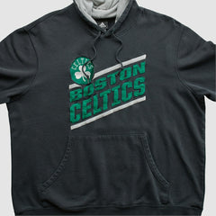 Boston Celtics 2010s Hooded Pullover Sweatshirt Black Vintage - Adidas