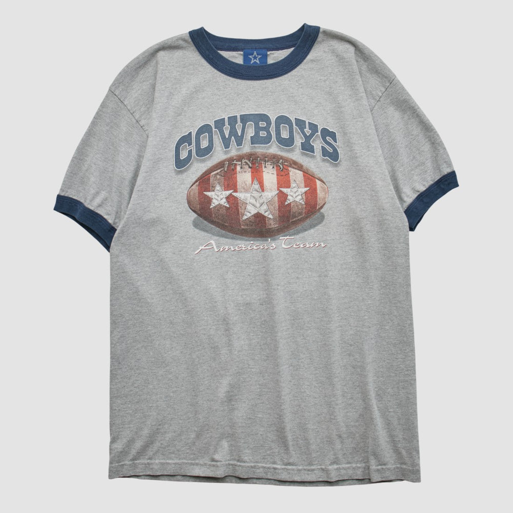 Dallas Cowboys Cowboys Authentic Apparel 2000s T-shirt - Heather Gray T-shirts