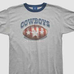 Dallas Cowboys Cowboys Authentic Apparel 2000s T-shirt - Heather Gray T-shirts