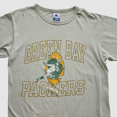 Green Bay Packers Champion 90s T-shirt - Heather Gray T-shirts