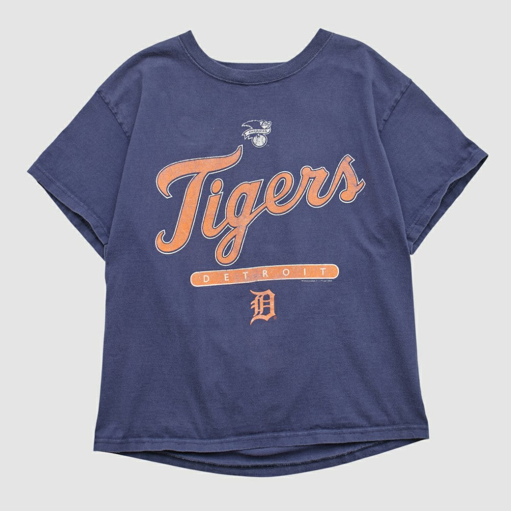 Detroit Tigers Delta 2000s T-shirt - Navy - XVintage T-shirts