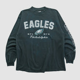 Philadelphia Eagles NFL 2000s Long Sleeve T-shirt - Charcoal T-shirts