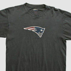 New England Patriots Reebok 2000s Long Sleeve T-shirt - Charcoal T-shirts