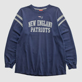 New England Patriots NFL 2000s Long Sleeve T-shirt - Navy T-shirts