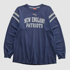 New England Patriots NFL 2000s Long Sleeve T-shirt - Navy T-shirts