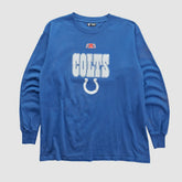 Indianapolis Colts NFL 2010s Long Sleeve T-shirt - Blue T-shirts