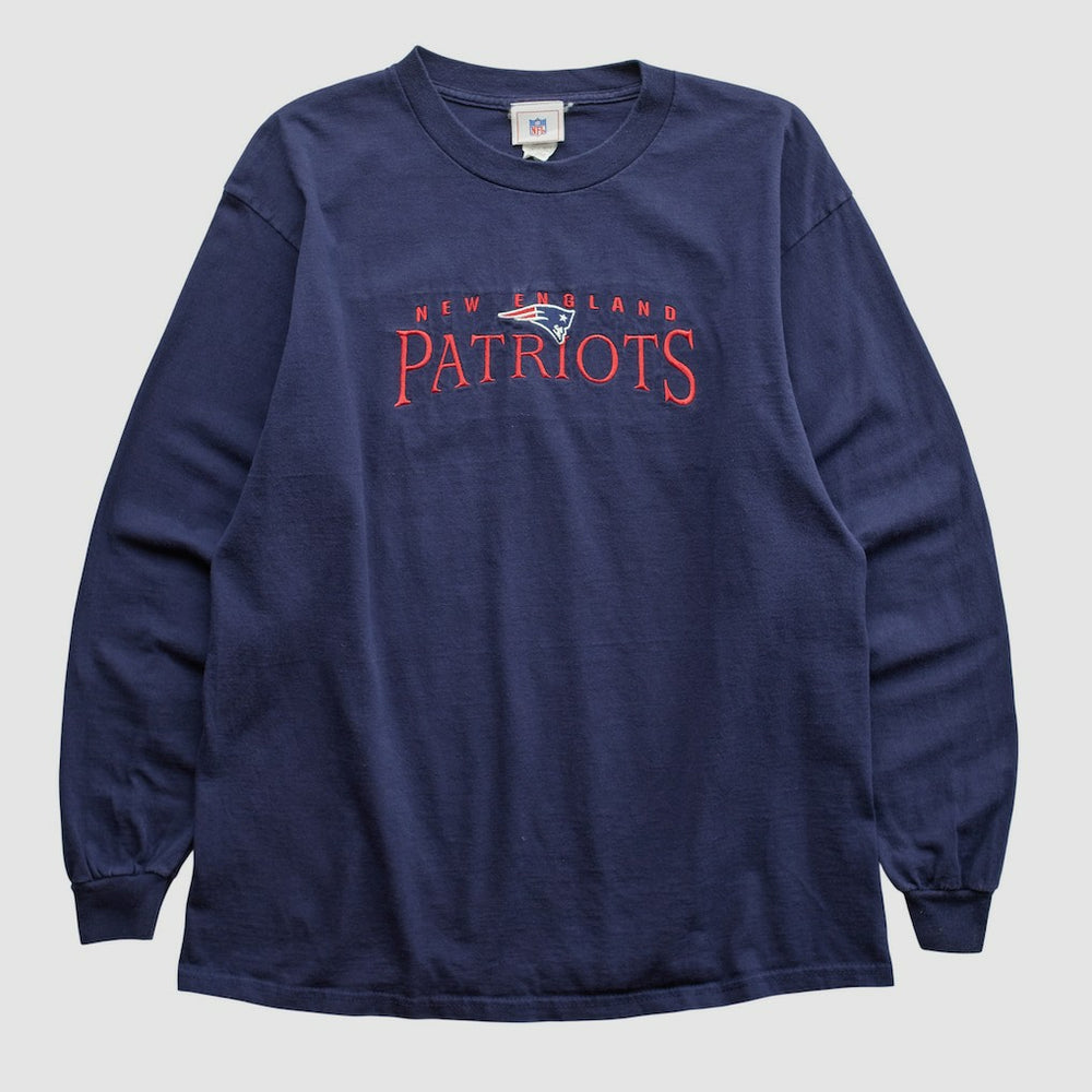 New England Patriots NFL 2000s Long Sleeve T-shirt - Navy T-shirts
