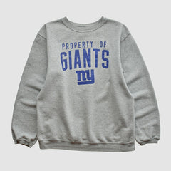 New York Giants Reebok 2000s Pullover Sweatshirt - Heather Gray Pullover