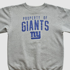 New York Giants Reebok 2000s Pullover Sweatshirt - Heather Gray Pullover