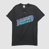 Arizona Diamondbacks Majestic 2000s T-shirt - Black - Vintage T-shirts