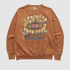 Denver Broncos Delta 1998 Pullover Sweatshirt - Clay Pullover