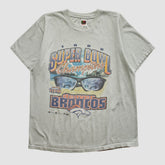 Super Bowl XXXIII Fruit of The Loom 1998 T-shirt - Heather Gray T-shirts