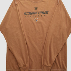 Pittsburgh Steelers Reebok 2000s Long Sleeve T-shirt - Clay T-shirts