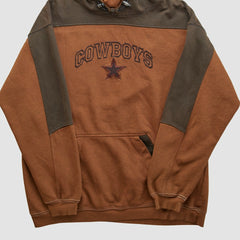 Dallas Cowboys Cowboys Authentic Apparel 2000s Hooded Pullover Sweatshirt - Clay Pullover