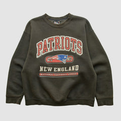 New England Patriots Pro Player 90s Pullover Sweatshirt - Charcoal Pullover