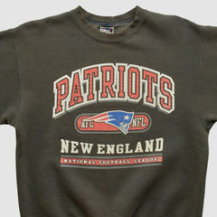 New England Patriots Pro Player 90s Pullover Sweatshirt - Charcoal Pullover