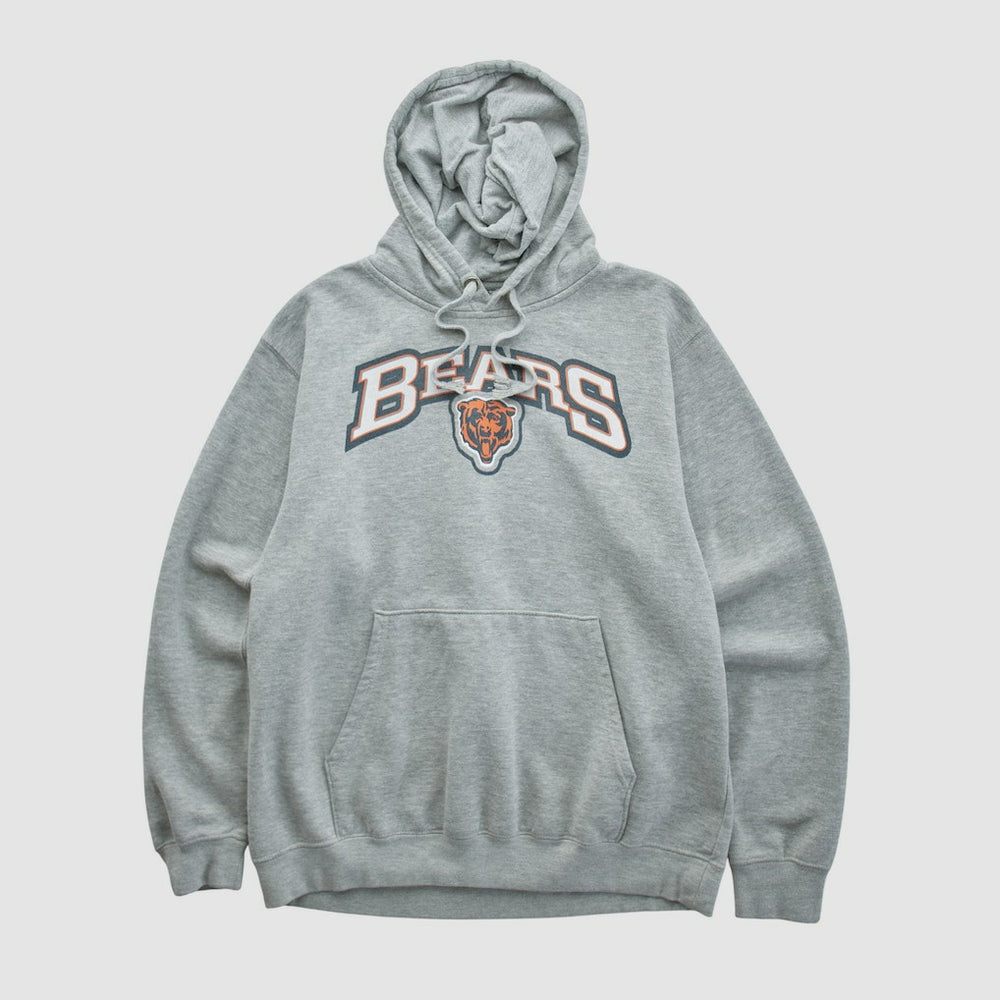 Chicago Bears 2010s Hooded Pullover Sweatshirt - Heather Gray Pullover