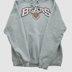 Chicago Bears 2010s Hooded Pullover Sweatshirt - Heather Gray Pullover