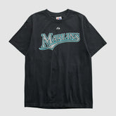 Miami Marlins Majestic 2000s T-shirt - Black - Vintage T-shirts