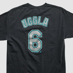 Miami Marlins Majestic 2000s T-shirt - Black - Vintage T-shirts