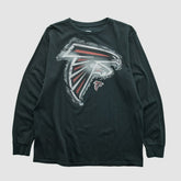 Atlanta Falcons NFL 2010s Long Sleeve T-shirt - Black T-shirts