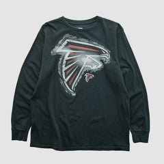 Atlanta Falcons NFL 2010s Long Sleeve T-shirt - Black T-shirts