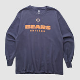 Chicago Bears NFL 2000s Long Sleeve T-shirt - Navy T-shirts