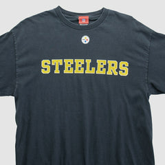 Pittsburgh Steelers NFL 2000s Long Sleeve T-shirt - Black T-shirts