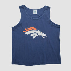 Denver Broncos Dynasty 90s Tank - Navy Tanks