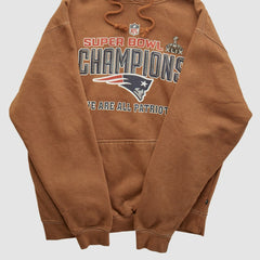 Super Bowl XLIX Pennant Sportswear 2015 Hooded Pullover Sweatshirt - Clay Pullover